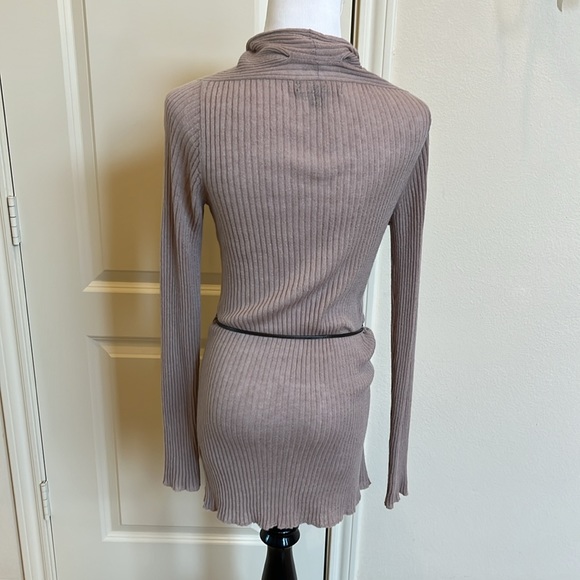 NWOT Banana Republic Italian Alpaca Dusty rose sweater - Picture 3 of 12